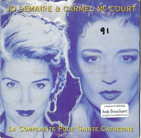 Jo Lemaire et Carmel McCourt - La complainte pour Sainte Catherine