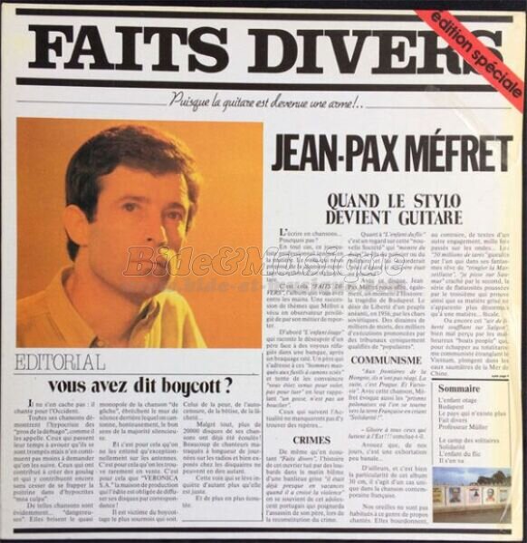 Jean-Pax Méfret - Les Brigades du Bide