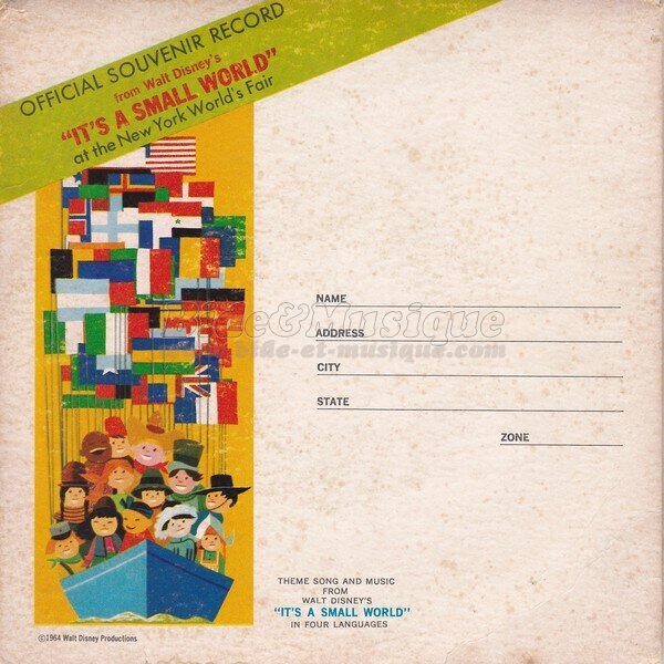 Children's choirs and the Disney Studio Chorus. - It's a small world (Part I & II)