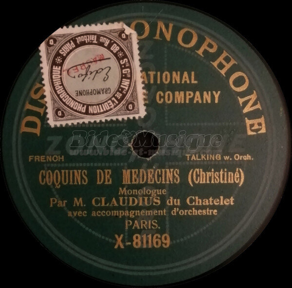 Claudius - Coquins de Médecins