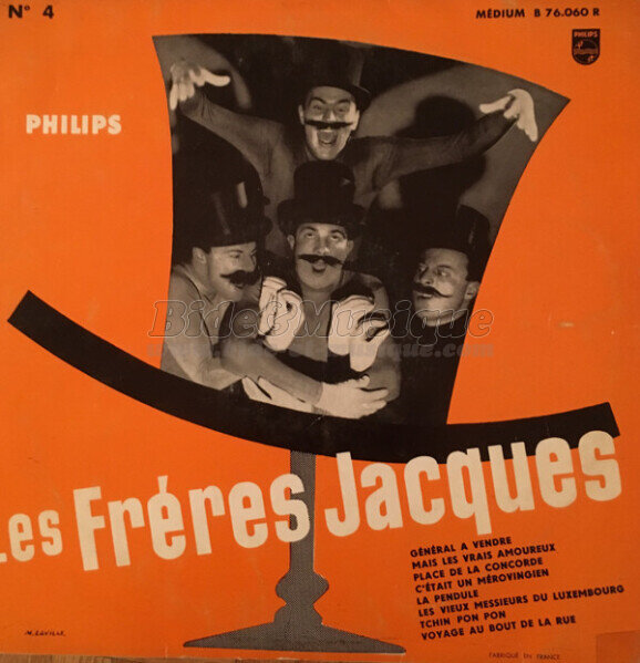 Frères Jacques, Les - Années cinquante