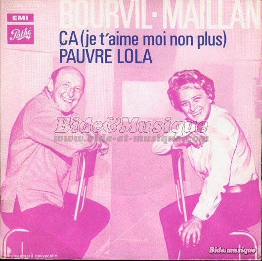 Bourvil et Jacqueline Maillan - Ça (Je t'aime moi non plus)