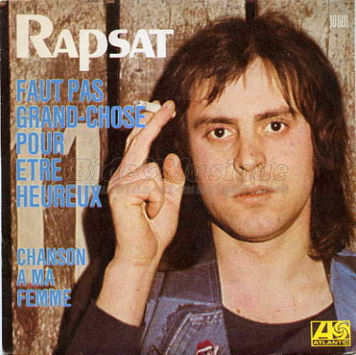 Pierre Rapsat - bonheur, c'est simple comme un coup de bide, Le