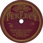 Blind Bobby Baker and His Guitar - Nobody knows you when you're down and out
