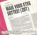 Pochette de Suzy D. - Mais vous êtes sottes ! (zot) [MannekeMix]